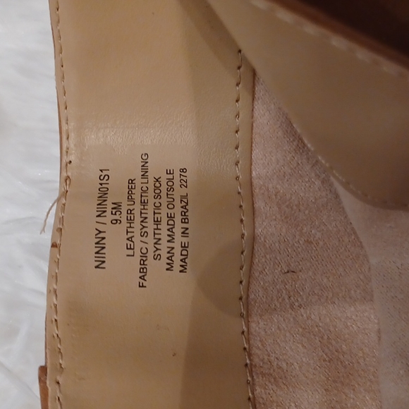NEW STEVE MADDEN NINNY BOOTS 10M LONG TALL KNEE LENGHT BLOCK CHUNKY HEEL BROWN - Picture 6 of 15